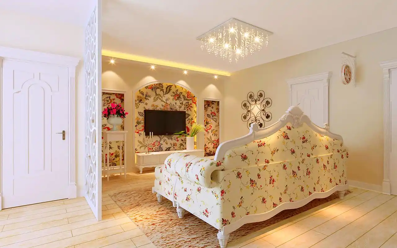 厂洼小区 92平韩式田园风格_效果图|图片|装修案例-新浪家居