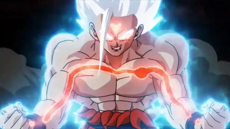 创作的外国龙珠动漫作品《动漫战争》中悟空的原创形态(注:孙悟空( a