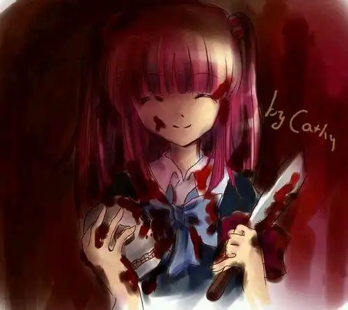 吓人qq头像女生