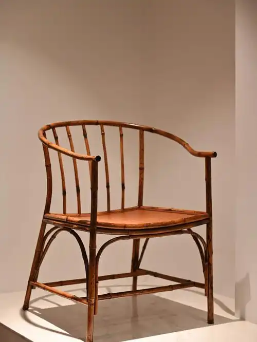 明式61梅鹿竹圈椅