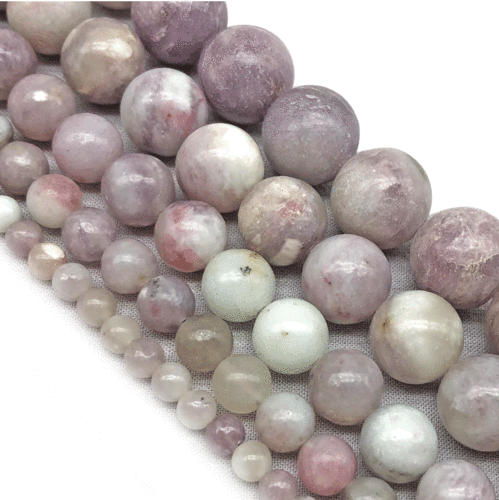 超越水晶 天然紫丁香散圆珠子批发 diy手工串珠配件饰