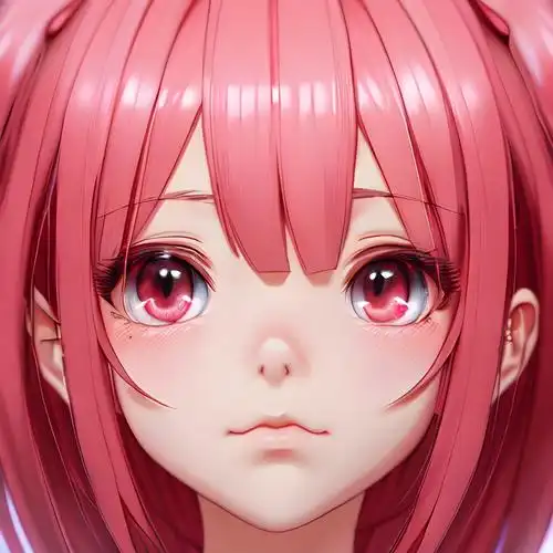 少女心草莓粉色系动漫头像