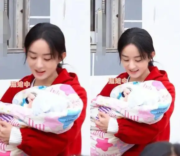 赵丽颖哄小孩子这段温柔都要溢出屏幕了