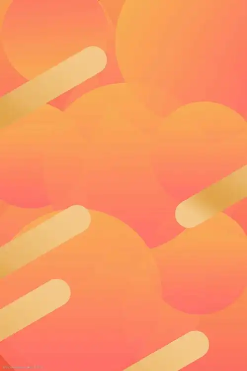 暖色调渐变彩色圆形背景海报