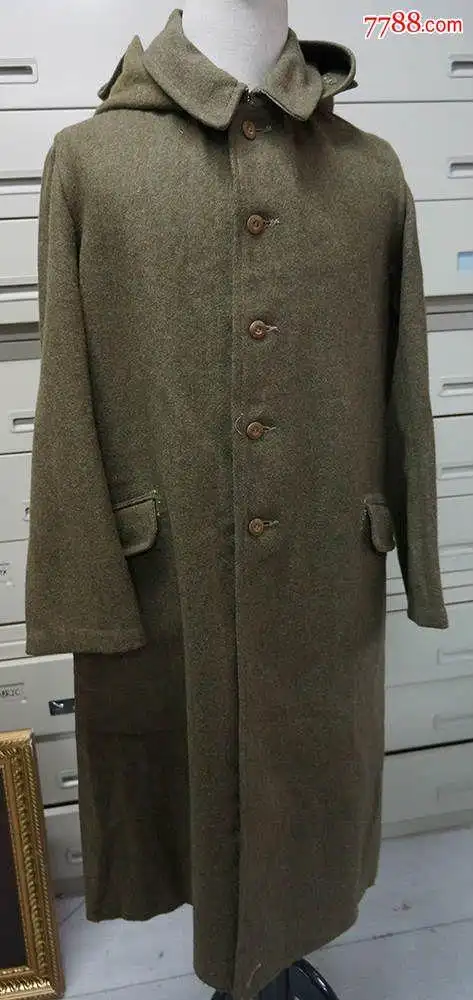 二战日军极品三式大衣带帽