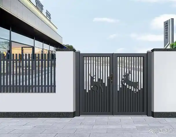 十款现代风格庭院大门和门楼整套分享