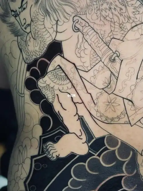 感谢关注#满背纹身 #老传统纹身