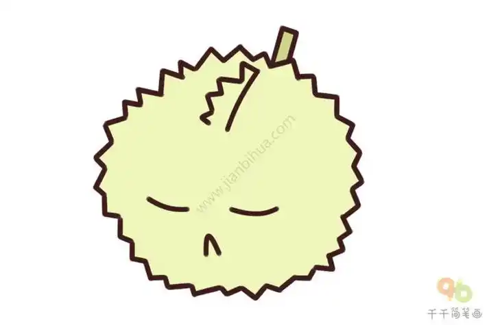 榴莲简笔画难