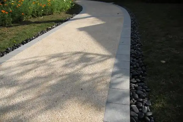 水洗石路面铺装