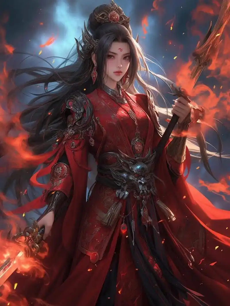 唯美画风的古装女子 修仙古风照 #动漫壁纸# #气质美女# #动漫头像