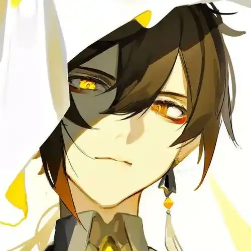 原神:钟离 头像:有时生活给你苦难,是在铺垫浪漫_壁纸_动漫_公众