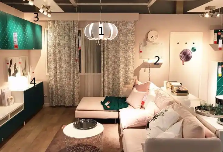 用宜家样板间告诉你,十招就能解决客厅家具摆放难题!