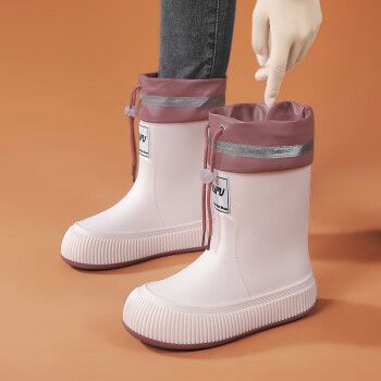 金莱克雨鞋女款夏季外穿防水防滑束口水鞋加厚中筒雨靴厨房工作洗车