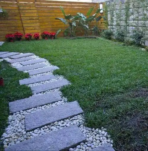 家里有个庭院地面一定这样设计太美了