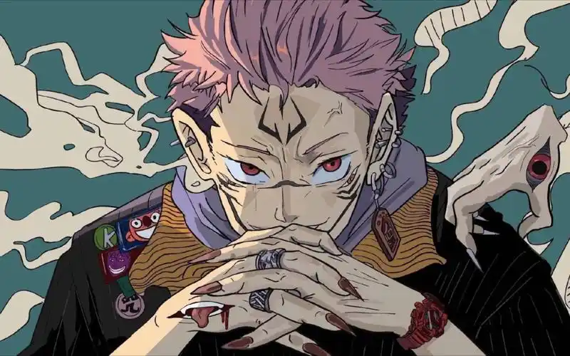 两面宿傩你用时髦的墨镜遮住脸庞仿佛你coolerthanme