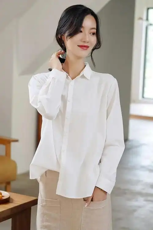白衬衫,穿的就是气质