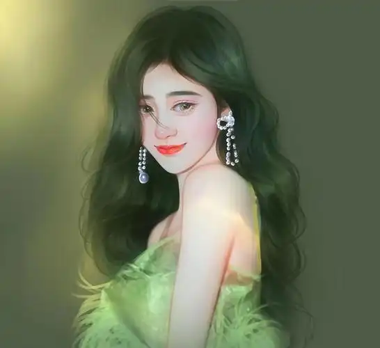 小玲儿手绘作品欣赏:总之,选择一个适合自己的慵懒偏冷淡风的女生头像