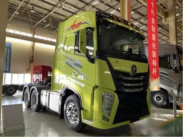 大运v9重卡一键启动彩色液晶仪表盘自动挡这配置够不够高端