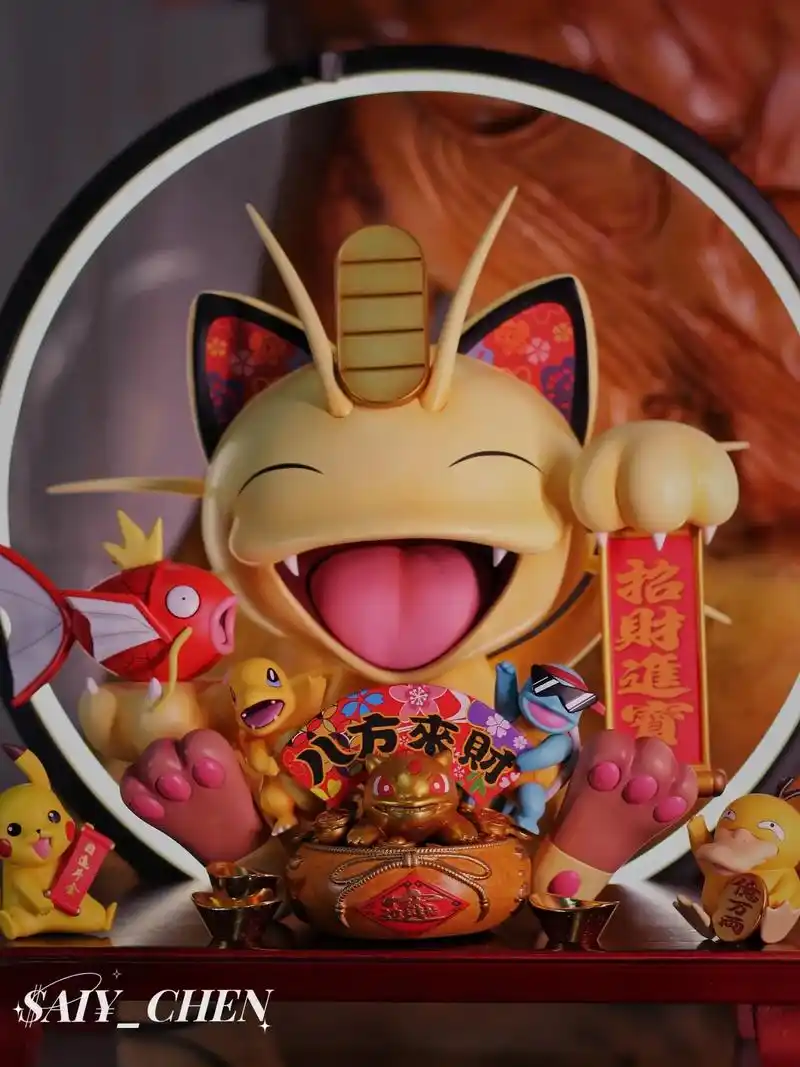 rp工作室招财喵喵 算是开宝可梦新坑了.喜欢这个造型入的,感 - 抖音