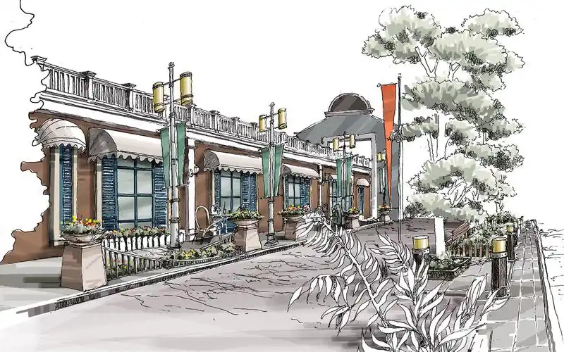 中西合璧珠海人的城市客厅水湾酒吧街旧商业街区设计