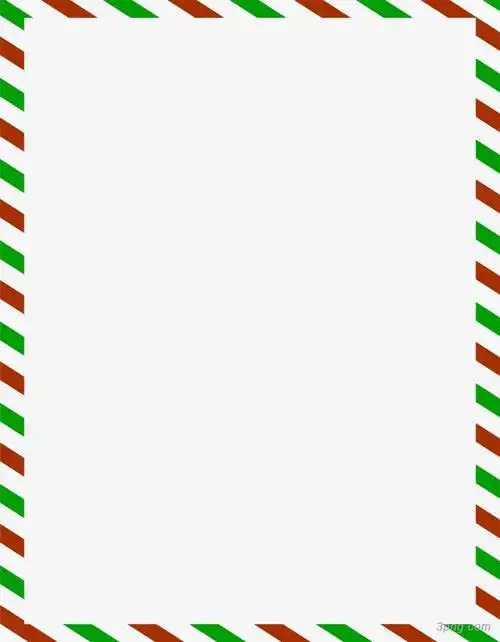 条纹相间大方边框png素材透明免抠图片-边框纹理