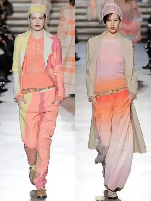 秀场穿搭见"高低",温暖的马卡龙色系也能穿出高级感,很有新意