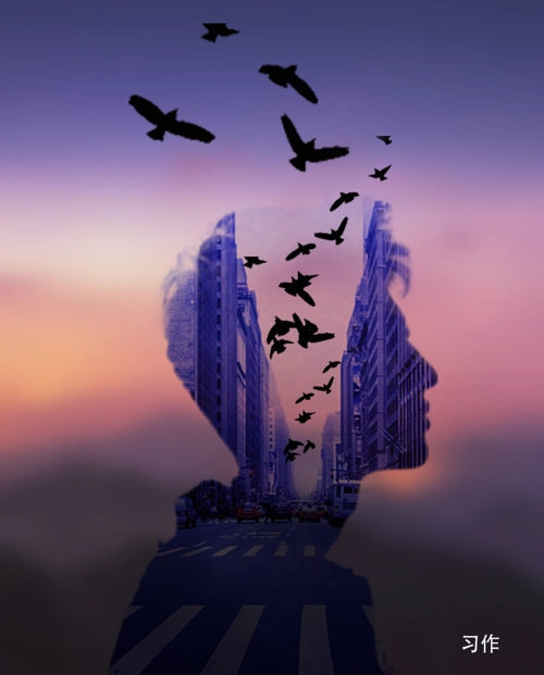 ps人像合成|平面|海报|早图设计 - 临摹作品 - 站酷 (zcool)