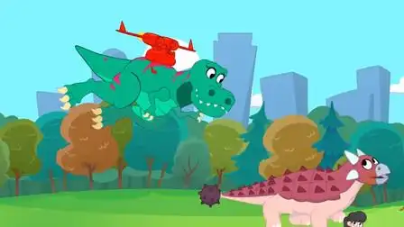 恐龙世界 恐龙总动员 恐龙玩具视频动画片137