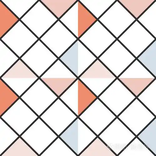 格子抽象彩色三角形无缝背景向量例证