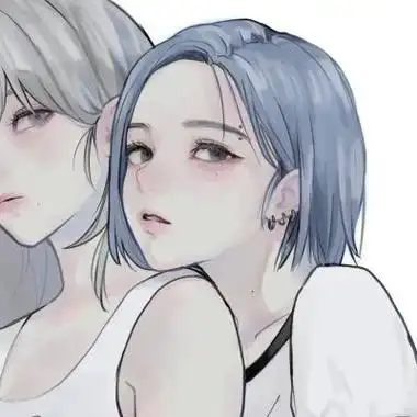 闺蜜头像卡通一人一张可爱闺蜜头像两人动漫唯美