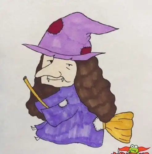 老巫婆头像简笔画