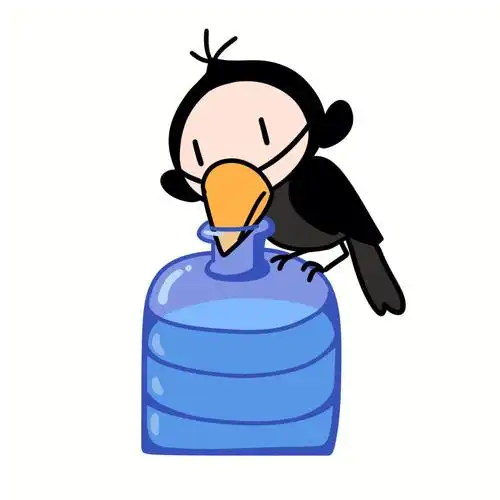 一只上芭蕾课口喝的乌鸦