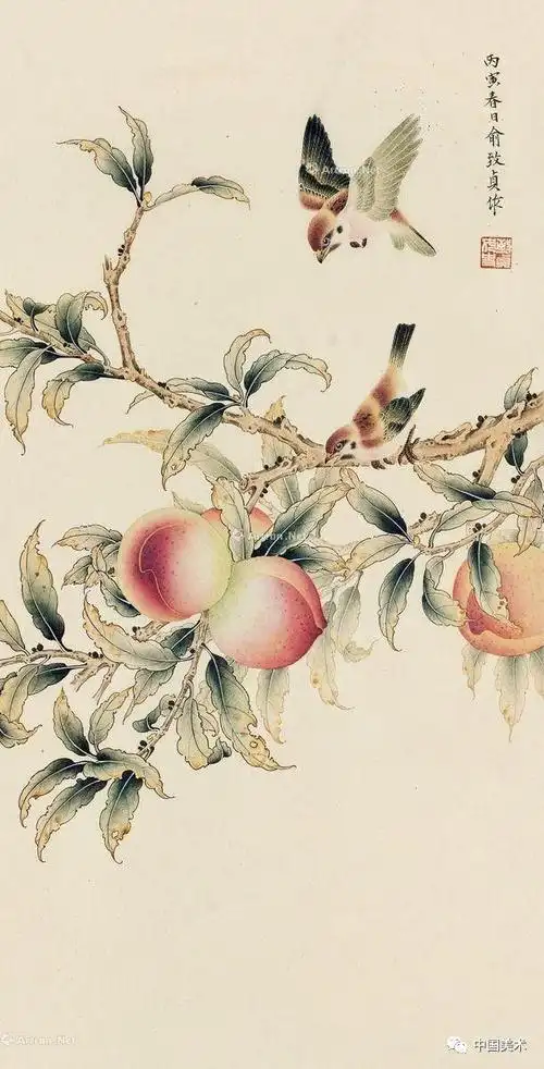 俞致贞工笔花鸟画,美极了_网易订阅