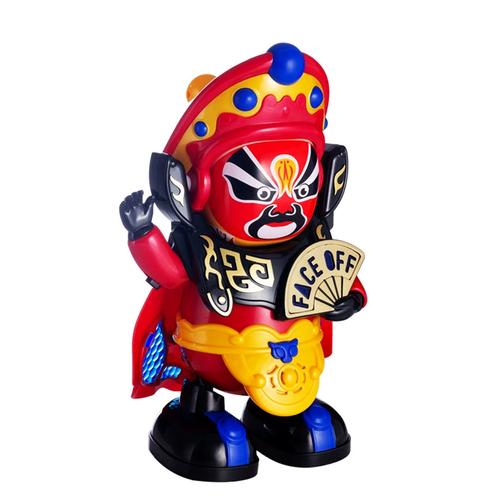 电动儿童玩具川剧变脸玩偶会唱歌跳舞热销儿童玩具lx01309爆款