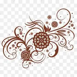 曼海蒂花纹手工花卉指甲花图案