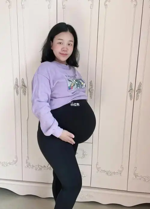 孕期穿搭暖暖的可以过冬的鲨鱼裤孕妇裤