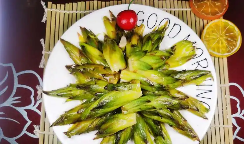 广东人最爱吃的清炒霸王花,口感清爽滑嫩,老公一人吃一盘