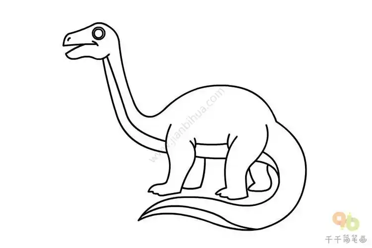 简单易学的雷龙简笔画