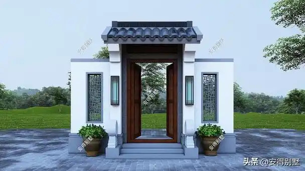 农村气派大门楼,农村房屋大门口风水十个禁忌(6款农村大门款式设计