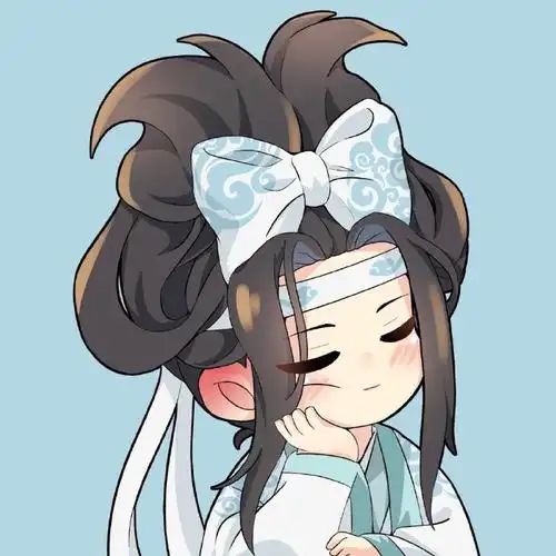 魔道祖师忘羡请你吃枇杷#魔道祖师q版头像,记得收藏