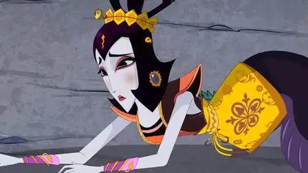 葫芦娃:蛇精步下了镜子阵,葫芦娃快被绕晕了,一击破了镜子阵