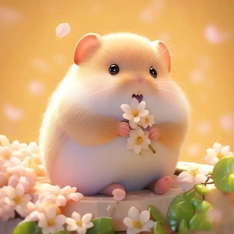 ai头像 | 可爱萌物.喜欢屯食的小仓鼠,喜欢不! 喜欢的点 - 抖音