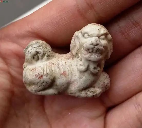 宋代全品瓷狮子