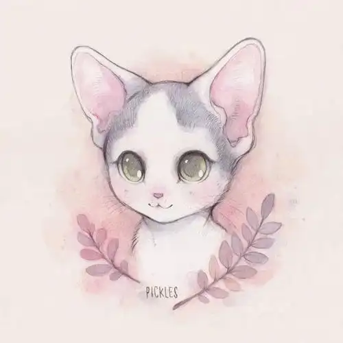 萌萌哒的动物手绘独具风格的可爱q版萌系水彩风格欣赏