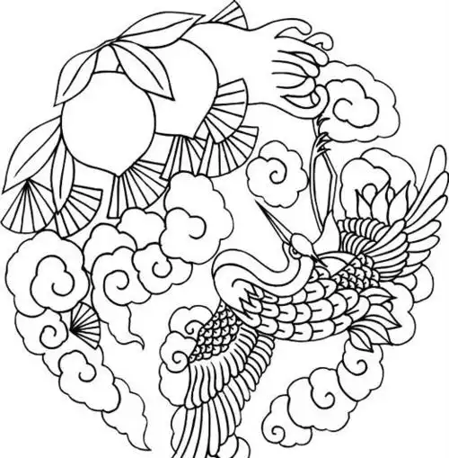 吉祥图案 黑白 中华传统 矢量 ai_0059设计元素素材免费下载(图片编号