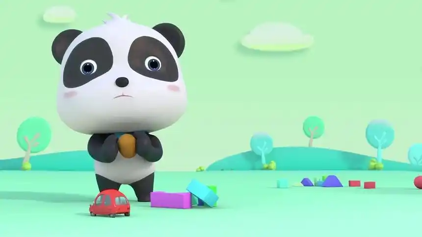 宝宝巴士之熊猫奇奇第4集鸡蛋和猕猴桃