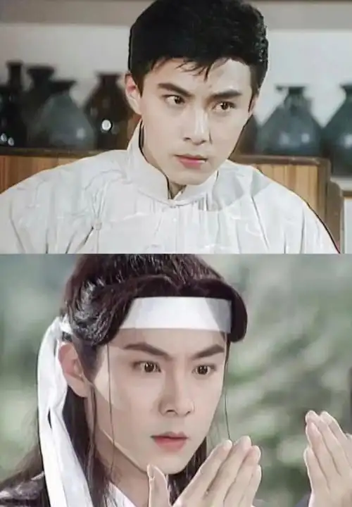 张卫健光头都帅得一塌糊涂,更何况有头发