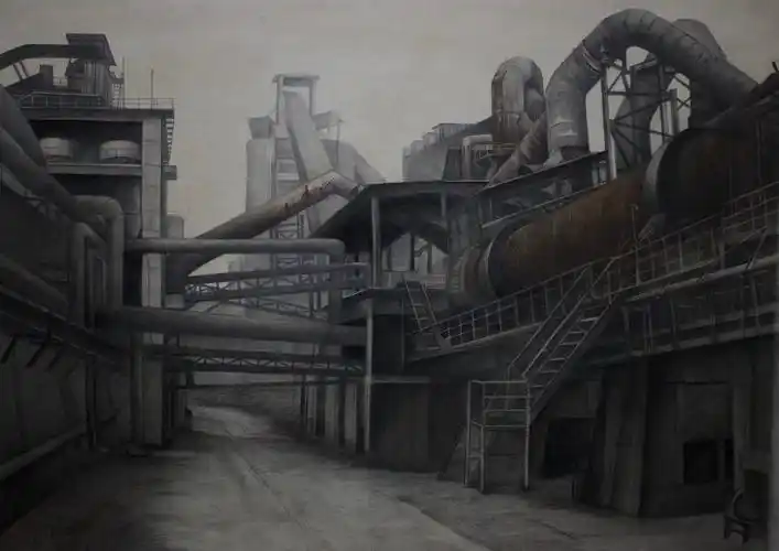 【《霾》-曹丹丹-素描-2017年作】青衿计划2019_雅昌在线毕业展