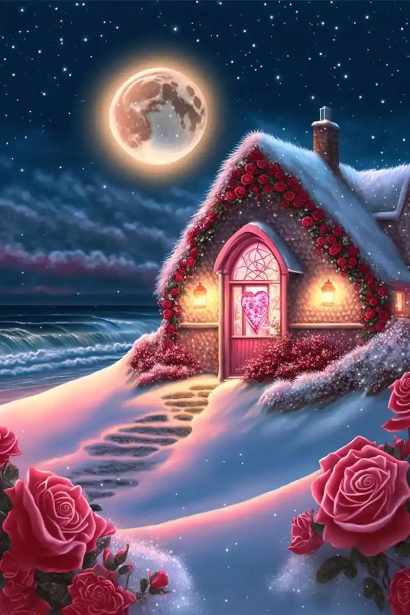 带你进入白雪公主的童话世界#图文伙伴计划 #壁纸 #雪景#我 - 抖音