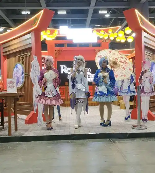 漫展现场,fgo的茨木童子!红白巫女灵梦出没,请保管好节操!